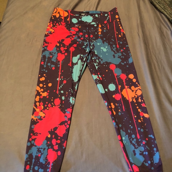 pants with paint on them